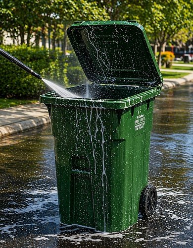 bin open cleaning